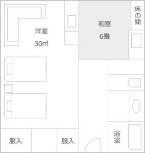 和洋室の間取りイメージ